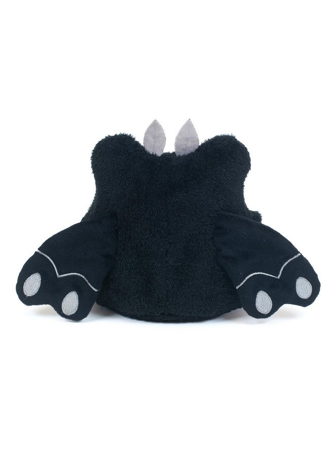 Cuddle Barn PlushGoals - Mothman Wawa The Froggie Soft Black Stuffed Animal Kawaii Frog Plush Toy, 6 inches - Image 4