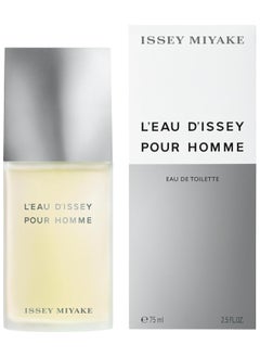 إيسي مياكي إيساي مياكي ل'eau D'Issey بور أوم ماء تواليت للرجال - 75 مل🌟🌟🌟🌟🌟  - Image 2