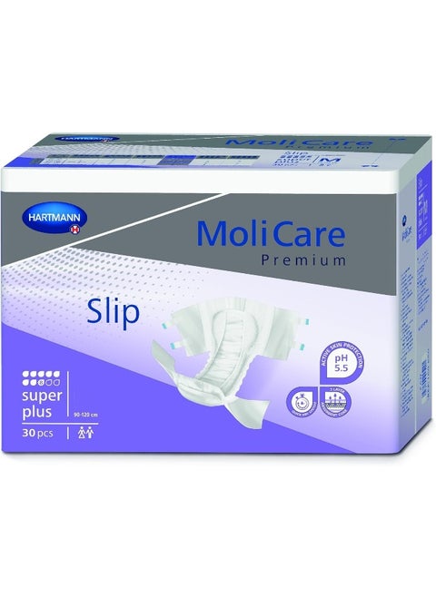 Molicare Super-Plus Briefs with Curly Fiber, Small, 30 Pack