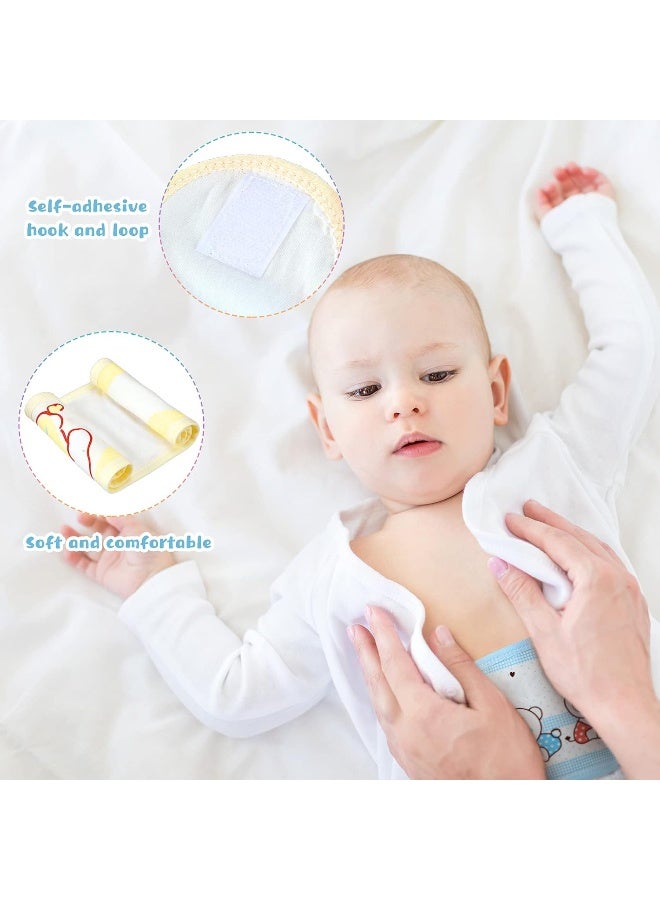 SATINIOR 8 Pcs Baby Belly Button Band Cartoon Pattern Cotton Baby Infant Umbilical Cord Belly Band for 0-12 Months Multiple Colors - Image 4