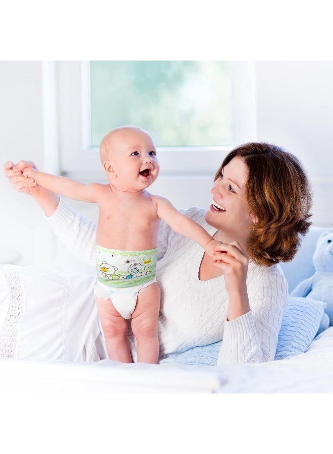 SATINIOR 8 Pcs Baby Belly Button Band Cartoon Pattern Cotton Baby Infant Umbilical Cord Belly Band for 0-12 Months Multiple Colors - Image 5