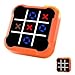 uimomn Tic Tac Toe Game 4 in 1 Handheld Educational Game Machine Electronic Tic Tac Toe Game for Education and Memory Growth Home Toy Board Game for Kids and Adults Orange - Image 2