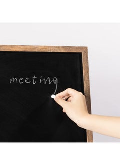 Navaris Wall-Mounted Chalkboard - Approx. 28" X 20" Framed Blackboard For Wall - Memo Message Board With 4 Chalk Sticks For Home Kitchen Office Kids  - Image 5