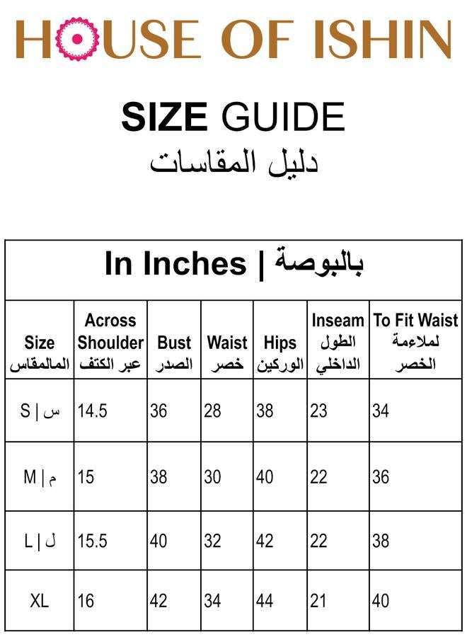 ISHIN WOMEN Purple Polyester Chinon Kurta Sets 2pcs sets - Image 4