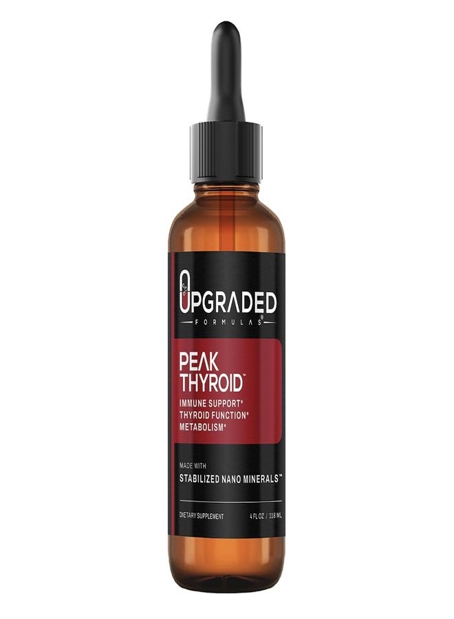 Upgraded Formulas Peak Thyroid Supplement - Energy Support to Reach Work and Fitness Goals, 4 fl oz - Image 1