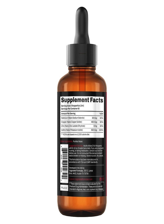 Upgraded Formulas Peak Thyroid Supplement - Energy Support to Reach Work and Fitness Goals, 4 fl oz - Image 2