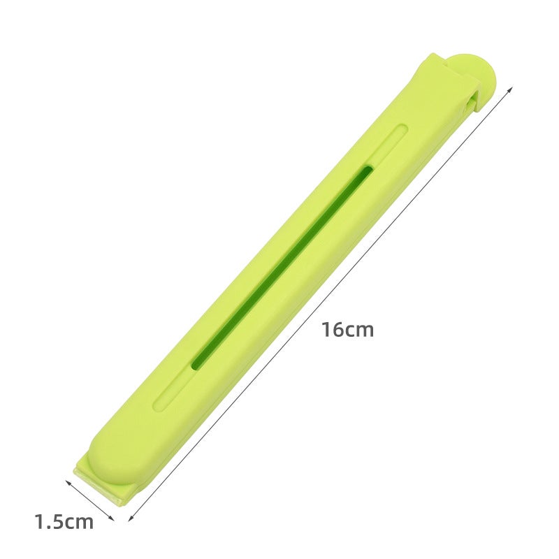 Multifunctional food fresh-keeping sealing clip moisture-proof sealing clip snacks sealing stick tea sealer candy color spot Type b 16cm 