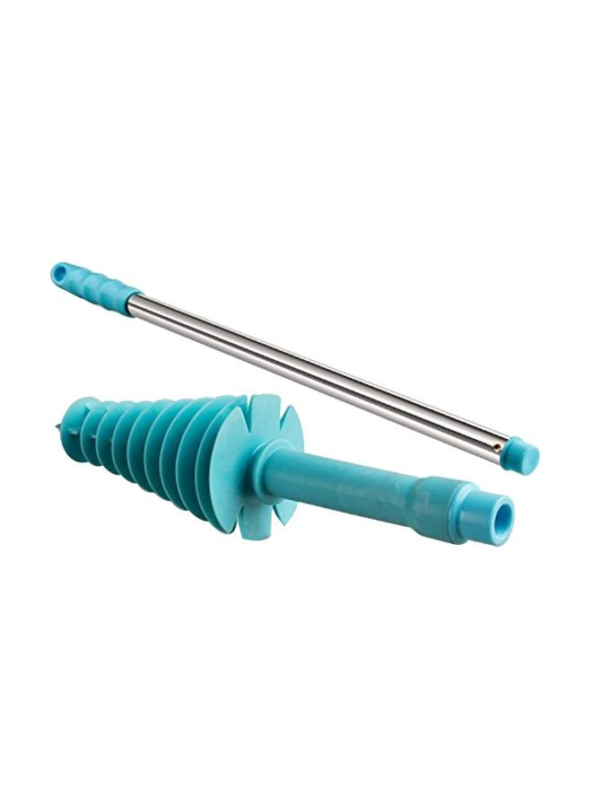 Samshow Toilet Plunger Toilet Dredge Designed for Siphon-Type, Power Cleaned Toilet Pipe, Patented, Stainless steel Handle with Wall Hook - Image 2