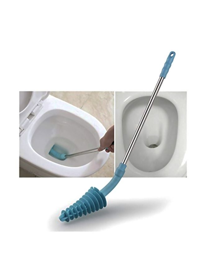Samshow Toilet Plunger Toilet Dredge Designed for Siphon-Type, Power Cleaned Toilet Pipe, Patented, Stainless steel Handle with Wall Hook - Image 4