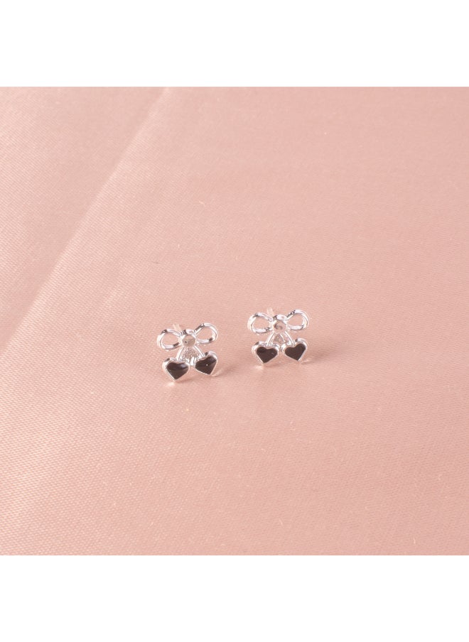 Generic Small Earring for Baby - Black Bowtie 
