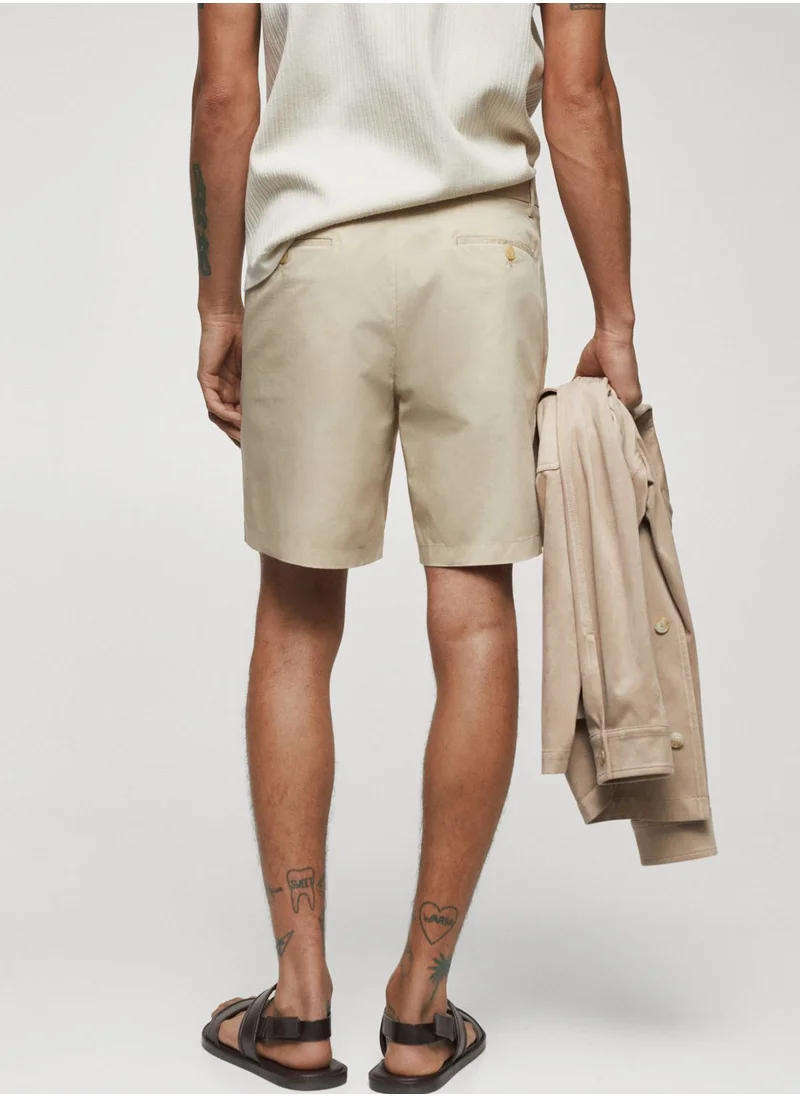 Mango Man Essential Chino Shorts