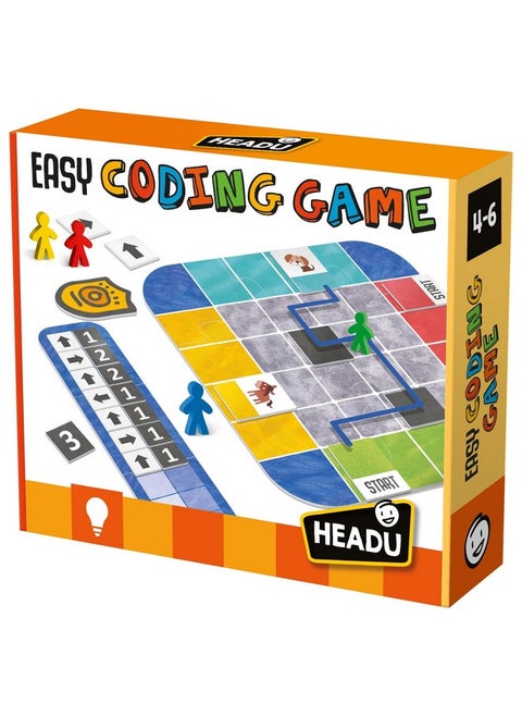 Headu Easy Coding Game for Ages 4-7 - STEM Coding Games, Kit for Kids Activities, Learning Programming Kit Toys, Board Game Gift for Kids, Preschool Learning Toys, Teacher Homeschool Supplies