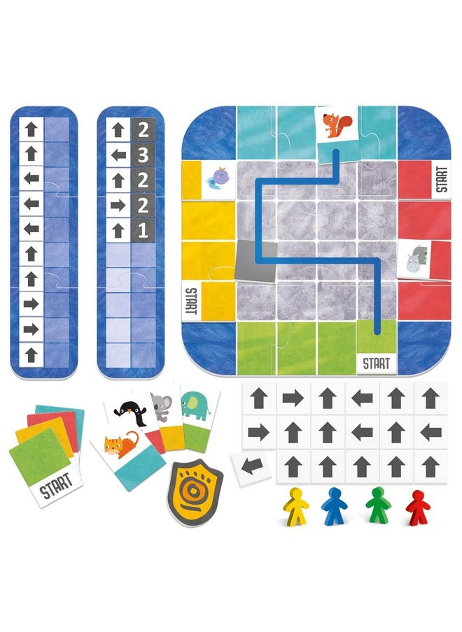 Headu Easy Coding Game for Ages 4-7 - STEM Coding Games, Kit for Kids Activities, Learning Programming Kit Toys, Board Game Gift for Kids, Preschool Learning Toys, Teacher Homeschool Supplies