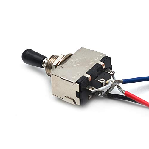 SAPHUE Guitar Wiring Harness Prewired 2V2T 3 Way Toggle Switch Jack 500k Pots for Gibson Replacement Guitar - Image 5