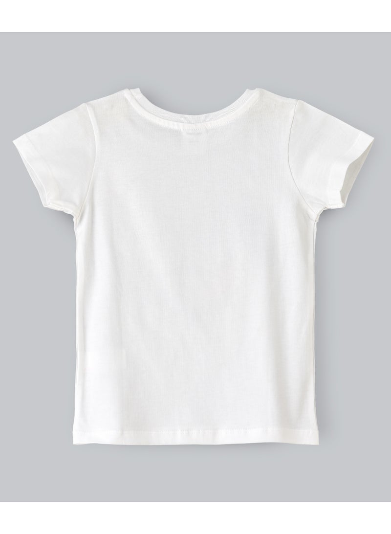 Disney Disney Tshirt for Girls | Casual Wear with Cotton Jersey Fabric | Regular Length  - Image 3
