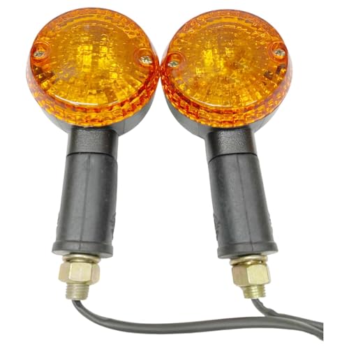 VTRUST Orange Indicator Assembly for Royal Enfield Classic 350, High Visibility Turn Signal Lights (Pack of 2) - Image 1