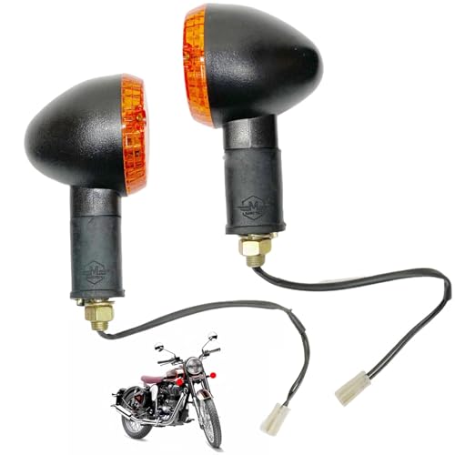 VTRUST Orange Indicator Assembly for Royal Enfield Classic 350, High Visibility Turn Signal Lights (Pack of 2) - Image 5