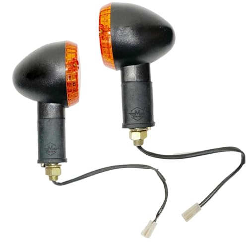 VTRUST Orange Indicator Assembly for Royal Enfield Classic 350, High Visibility Turn Signal Lights (Pack of 2) - Image 2