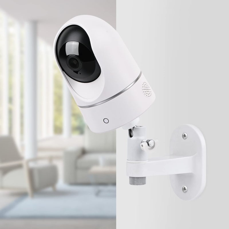 wochel 2Pack Adjustable Wall Mount for Eufy Security Indoor Cam P24 and E220, No-Drill Mounting Bracket for Eufy Security Indoor Cam Pan & Tilt - White - Image 4