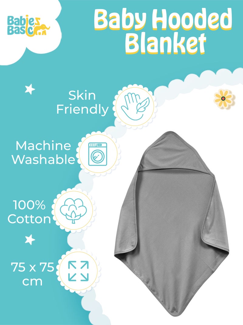 Babies Basic Ribbed Cotton Blanket/Swaddle - Image 3