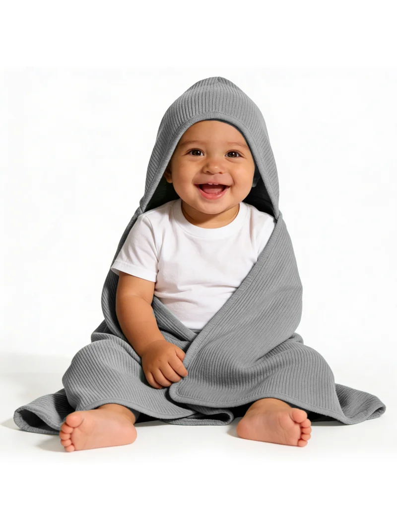 Babies Basic Babies Basic Ribbed Cotton Blanket/Swaddle