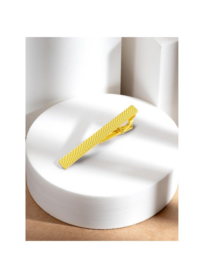 Peora Gold Plated Classic Tie Pin Stylish Wedding Business Accesories for Men & Boys - Image 2