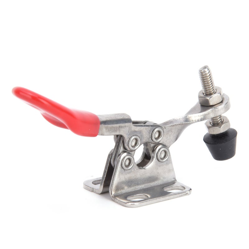 2Pcs Toggle Clamp 304 Stainless Steel Quick Welding Fixture Hand Tool 27KG GH-201-ASS - Image 1