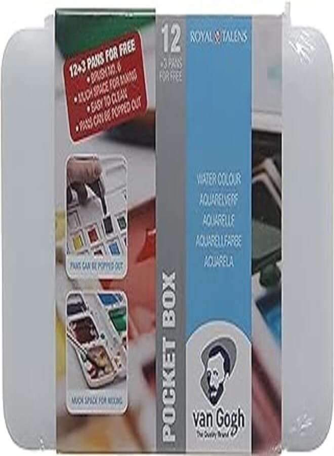 Van Gogh Water Colour 15 Color, Multicolor