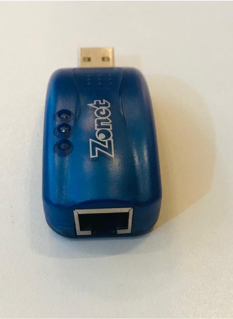Zonet - USB 2.0 to 10/100 Ethernet Converter RJ 45 Adapter/ZN-ZUN2210 - Image 1