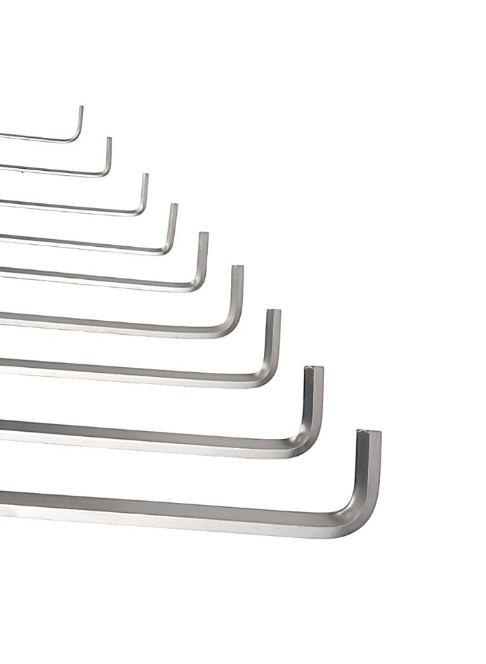 Epsilon 9-Piece Long Hex Key Wrench Set with Ball End – Metric Sizes 1.5 to 10mm, L-Shaped Allen Keys with Holder for Furniture Assembly, Bike, Car, Home Repairs - Image 3