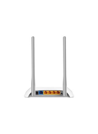 TL-WR840N 300Mbps Wireless N WiFi Router, 2.4GHz Single Band, 2 Fixed Antennas, 4 LAN + 1 WAN 10/100Mbps Ports, Multiple Modes (Router/Access Point/Range Extender/WISP), Supports WPA/WPA2 Security, Guest Network, Parental Controls, TP-Link Tether App, Ideal for Home or Small Office Use White - view 3