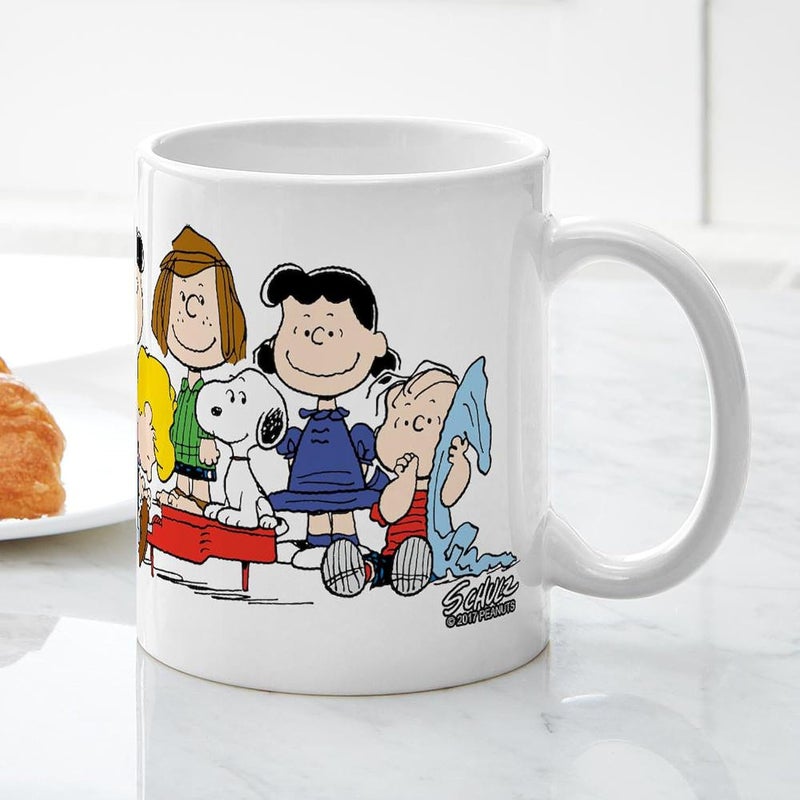 cafe press CafePress Peanuts Gang Music Mugs 11 oz 325 ml Ceramic Coffee Mug - Image 5
