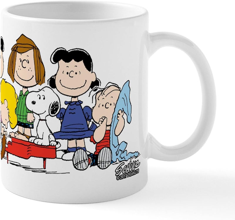 cafe press CafePress Peanuts Gang Music Mugs 11 oz 325 ml Ceramic Coffee Mug - Image 1