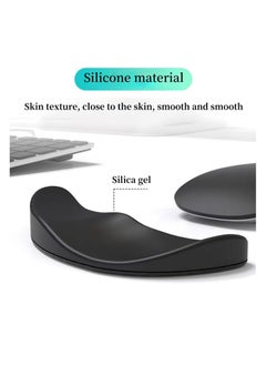 Joyelink 2pcs Ergonomic Gliding Palm Rest, Sliding Palm Rest That Moves with the Mouse, Mouse Wrist Rest Support Relieve Wrist Pain Suitable for Office  - Image 2