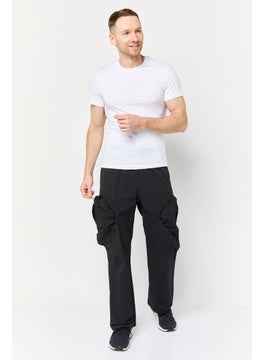 adidas Originals Men Sportswear Fit Training Track Pants, Black  - Image 2