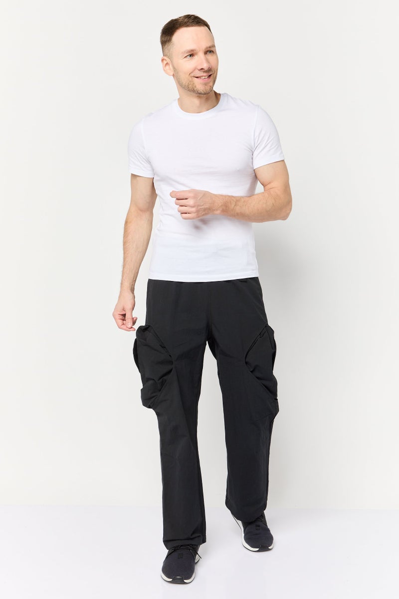 adidas Originals Men Sportswear Fit Training Track Pants, Black  - Image 2