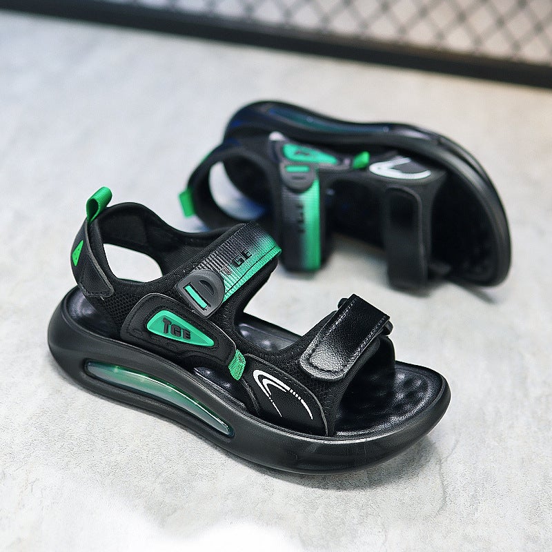 Children'S Sandals Boys' Shoes 2025 Soft Sole Anti-Slip Anti-Odor Foot Cushion Children'S Beach Shoes Sports Shoes - Image 5