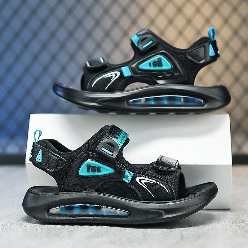 Children'S Sandals Boys' Shoes 2025 Soft Sole Anti-Slip Anti-Odor Foot Cushion Children'S Beach Shoes Sports Shoes - Image 2