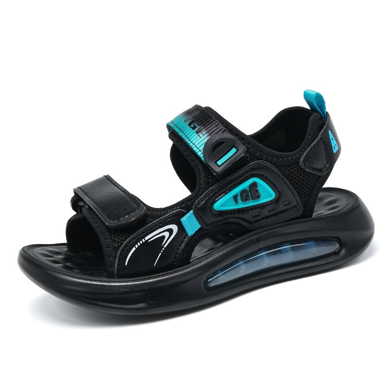 Children'S Sandals Boys' Shoes 2025 Soft Sole Anti-Slip Anti-Odor Foot Cushion Children'S Beach Shoes Sports Shoes - Image 1