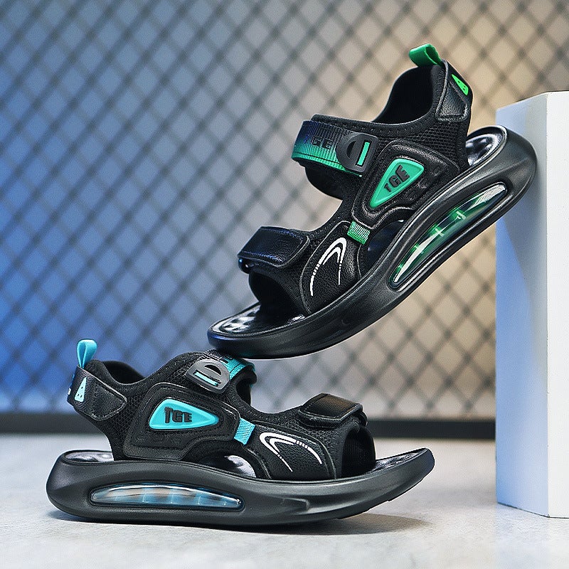 Children'S Sandals Boys' Shoes 2025 Soft Sole Anti-Slip Anti-Odor Foot Cushion Children'S Beach Shoes Sports Shoes - Image 3