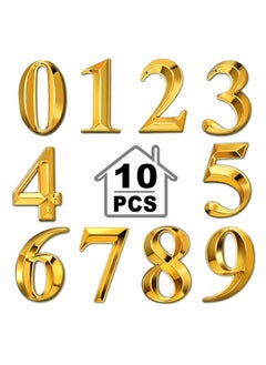 SYOSI 3D Mailbox Numbers 0-9 Self-Adhesive 2 Inch Address Number Stickers Door House Numbers Style Street Mailbox Sign for Apartment Home Office  - Image 1