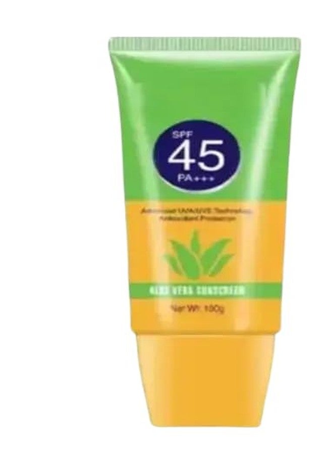Lui Pui LUIPUI Sunscreen - SPF 45 PA+++ 100% Natural Green Tea Sunscreen Broad Spectrum SPF 45PA+++ - SPF 45 PA+++ (100 g) - Image 1