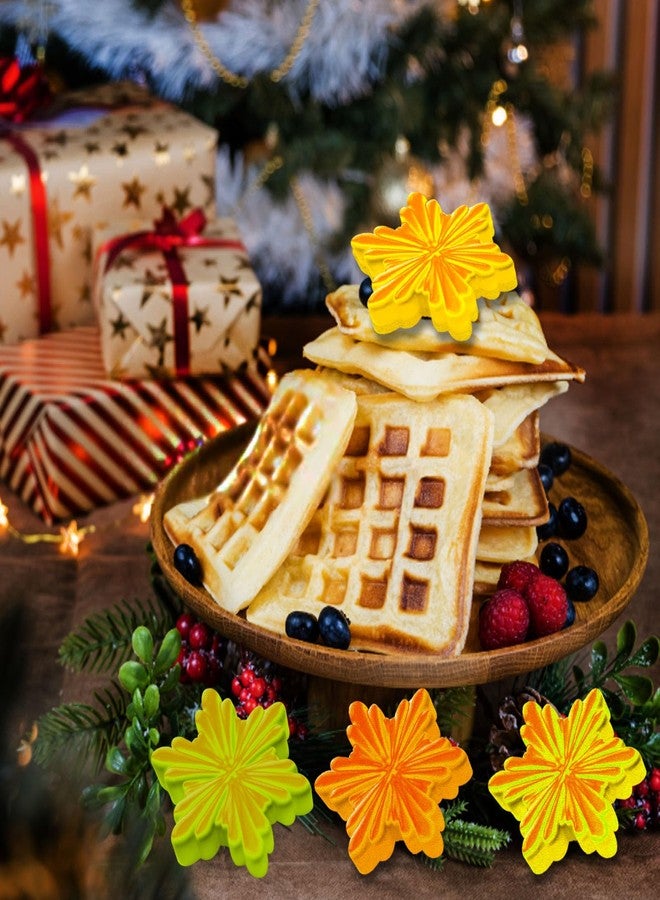 Acxydm 2PCS Silicone Snowflake Molds Chocolate Mold,Acxydm Christmas Baking Mold Set,Candle Molds Christmas Soap Molds,3D Snowflake Mold,Snowflake Chocolate Molds for Candy Gummy Jello Biscuits Cake - Image 2