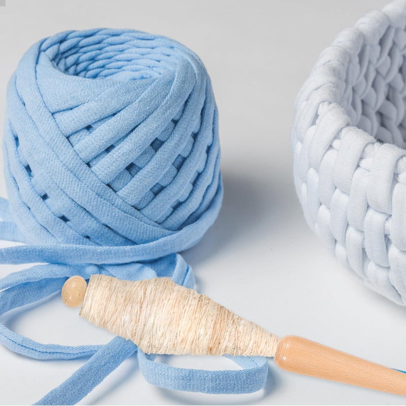 Wooden Knitting Needles Cotton Rope DIY Weaving Shuttle Kit For Handcrafts - Image 4