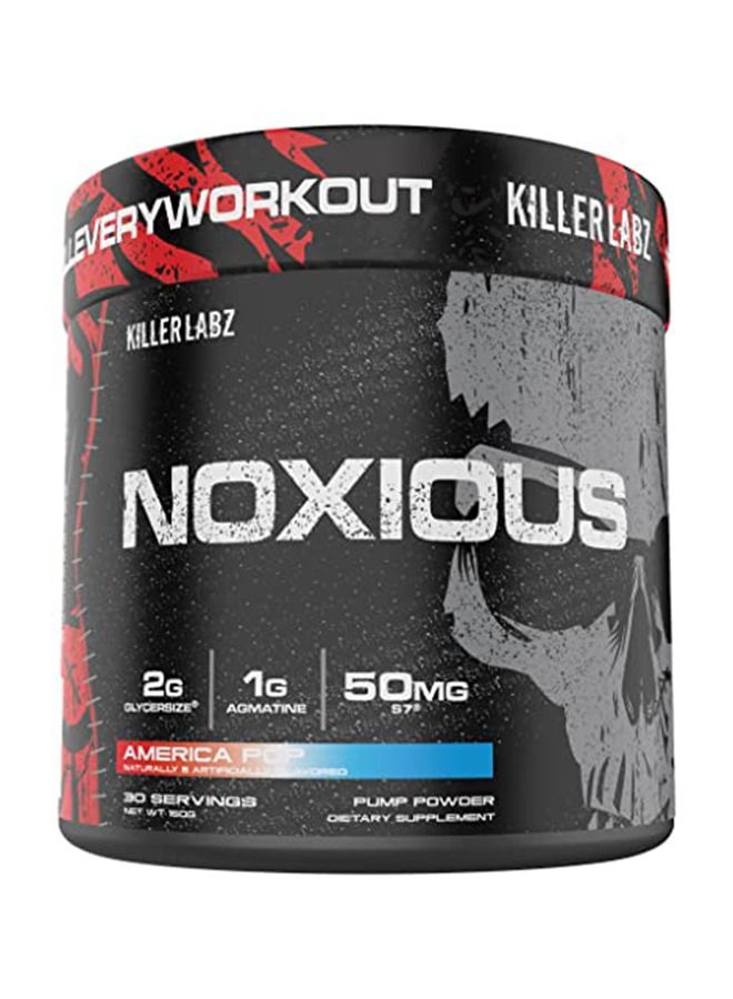 KILLER LABZ Noxious Pump Powder | 2g Glycersize | 1g Agmatize | 50mg S7 | 30 Servings (America Pop) - Image 1