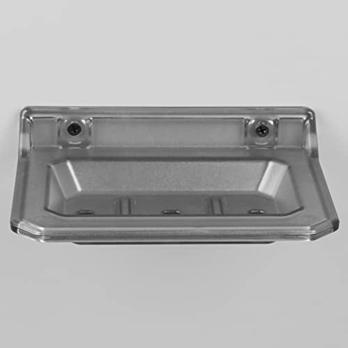 Plantex Unbreakable ABS Plastic Double Soap Dish/Stand/Holder for Bathroom & Kitchen/Bathroom Accessories (Transparent) - Image 5