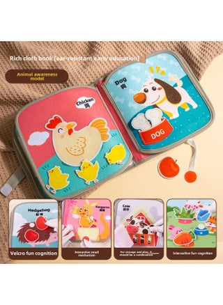 Tear The Book Baby Baby Early Education Cloth Book Tear Not To Rot Can Bite 6 Months 8 Hook And Loop Toy Quiet Book Enlightenment-Color:Unbreakable Cloth Book - pzsku/Z0518679BC8632F083EE1Z/45/1746228497/6602b427-4c50-4733-af84-d9651a55374a