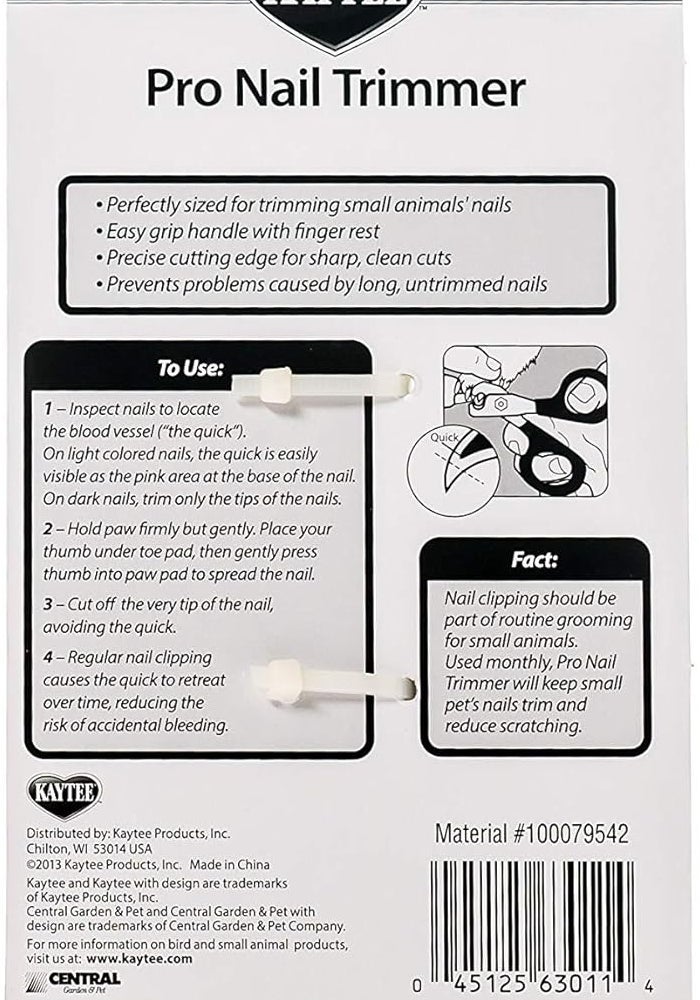 Kaytee Pro Nail Trimmer for Small Animals - Image 2