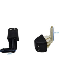 DNC Auto Part Windshield Water Sprinkler Nozzle Right-Left Set For Renault 9,11  - Image 1