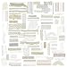 CATaireen Vintage Junk Journal Ephemera Scrapbooking Supplies Translucent Vellum Paper Stickers Card Making Decal Art Aesthetic for Adults Ephemera Lace 2 - Image 2